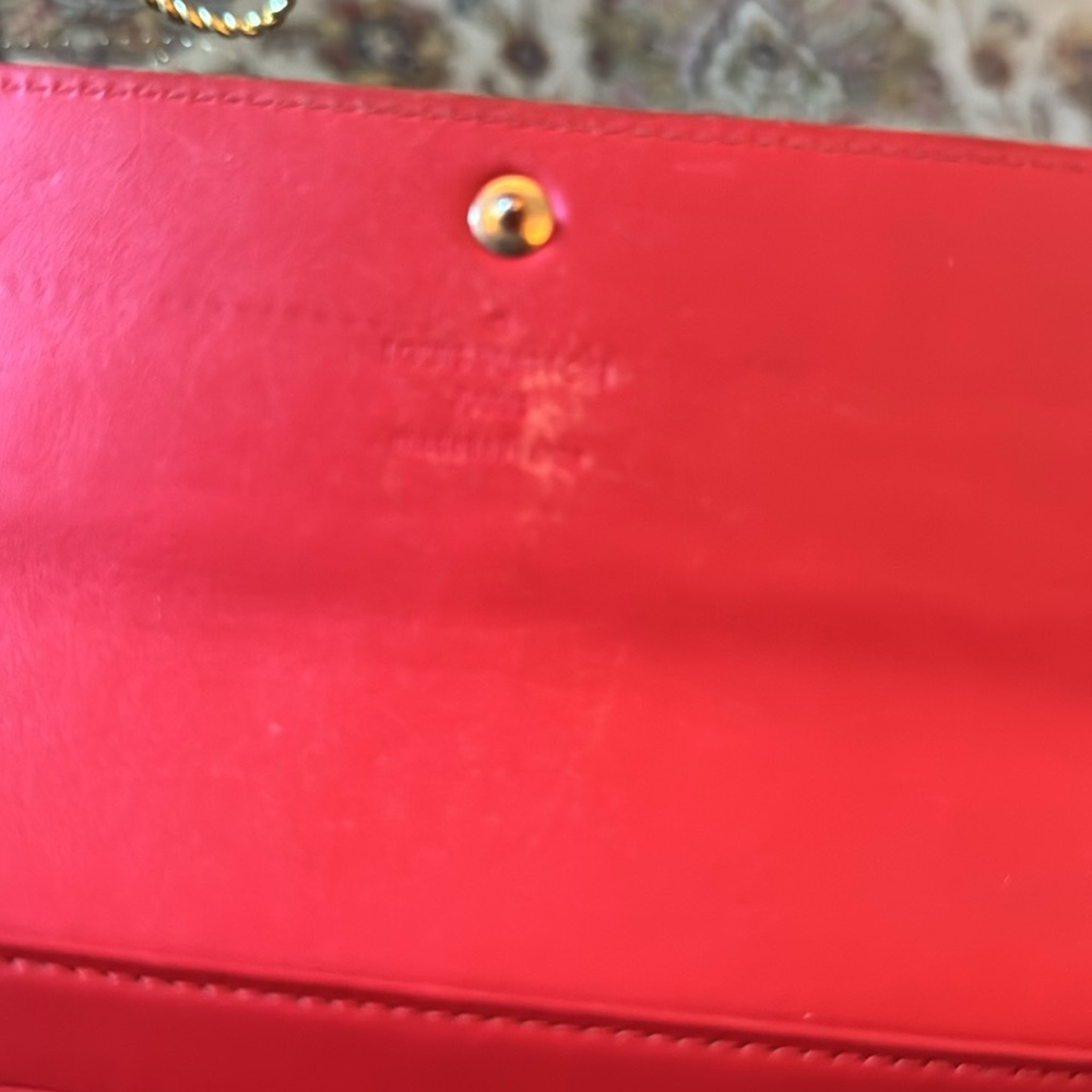 Wallet Louis Vuitton wallet Cherry Red Embossed Wallet - Picture 5 of 8